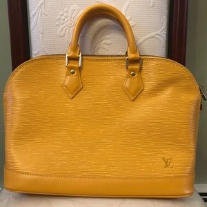 Authentic Louis Vuitton Epi Leather Alma Bag